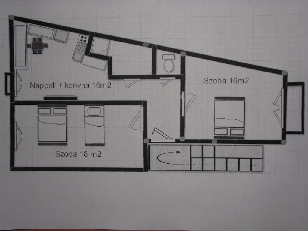 세게드 Mars Ii. Apartman 아파트 외부 사진